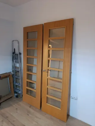 Urge vender!!! Puertas de interior de madera con c