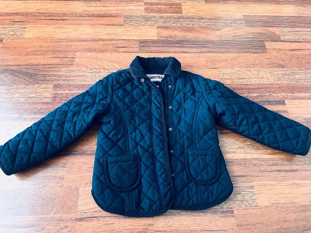 Abrigo acolchado azul marino talla 4