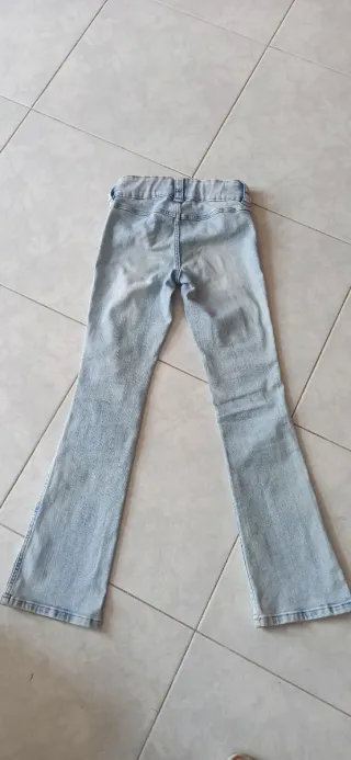 Tejano acampanado elástico niña 10-11 años