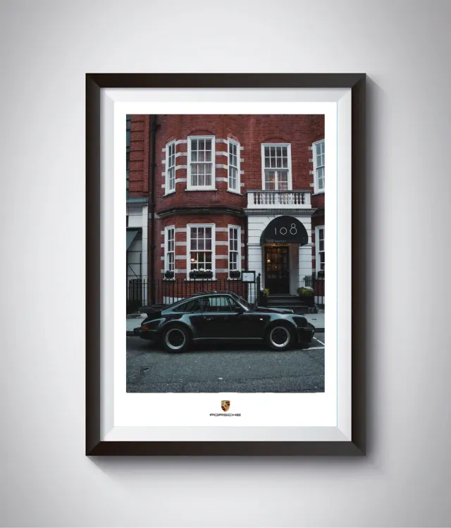 Cartel Porsche Vintage