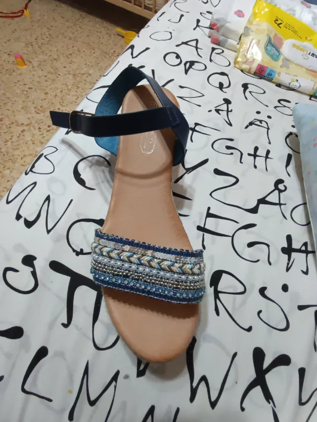 Sandalias verano talla 41 con suela de esparto