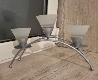 Porta tealight a 3 luci