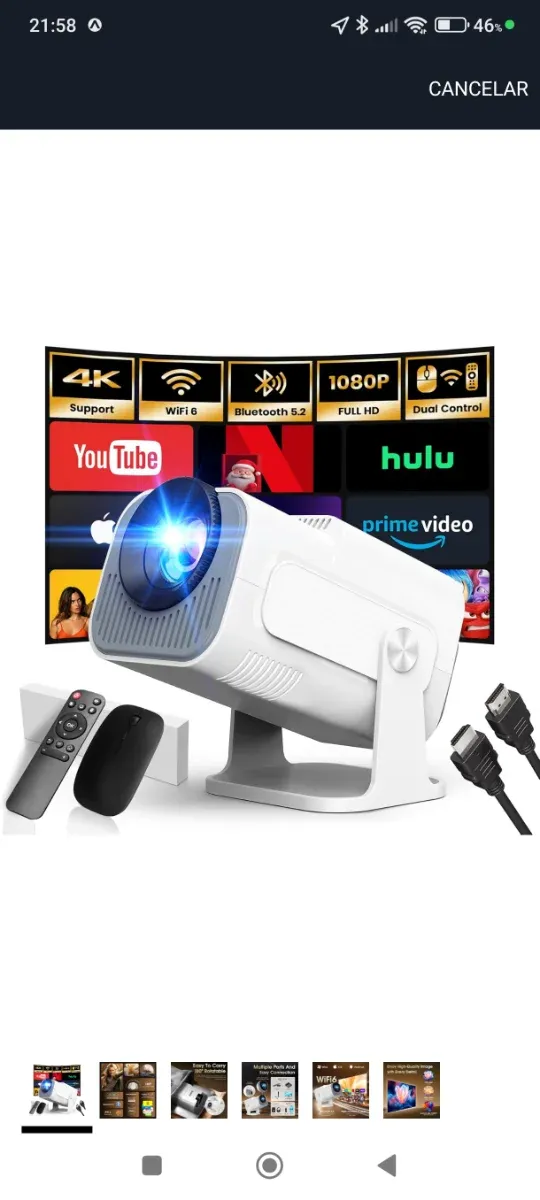 Proyector Android 4k Nuevo