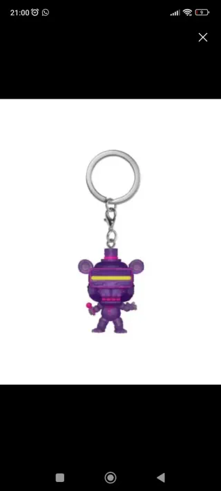 Llavero Funko Pop Morado