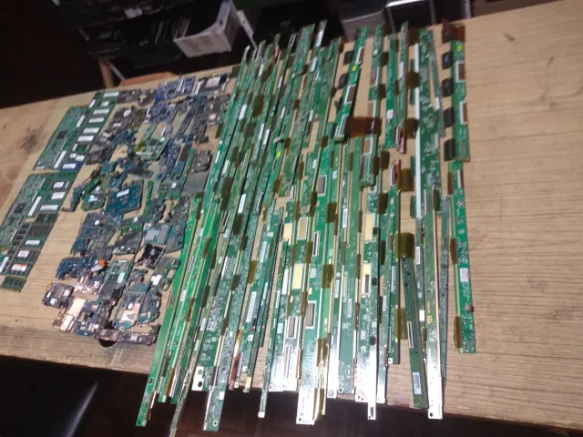 Lote de electrónica para recuperación de oro 