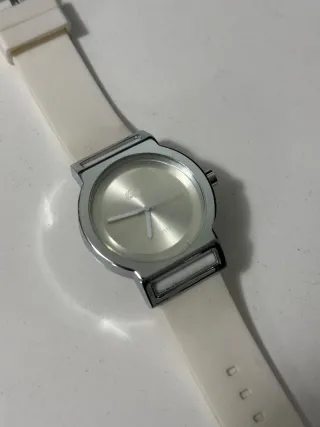 Reloj Lacoste Plata y Blanco