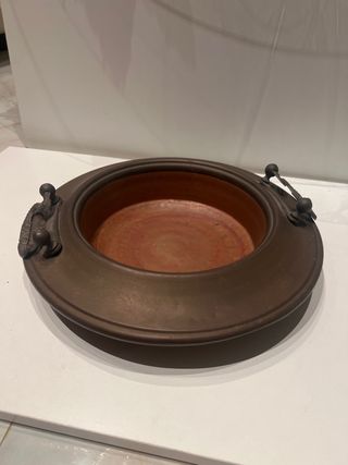 Bracere antico in rame e ottone