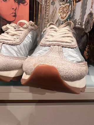 Deportivas Bimba y Lola Beige/Plata