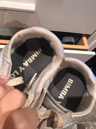 Deportivas Bimba y Lola Beige/Plata