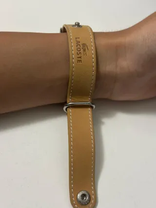 Reloj Lacoste Beige y Plateado