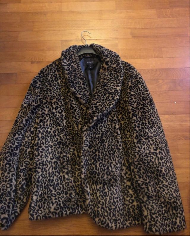 Cappotto OVS Donna Leopardato Taglia 52
