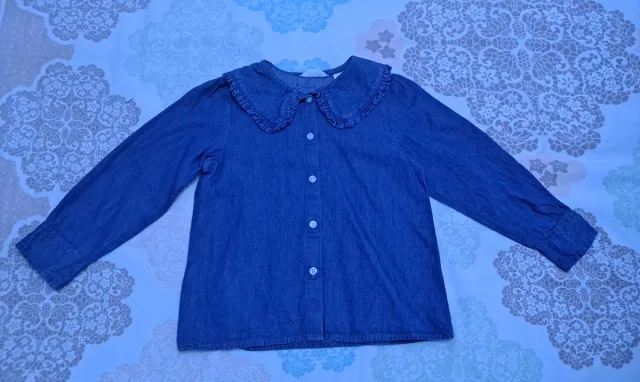 Camisa vaquera niña 3-4 años