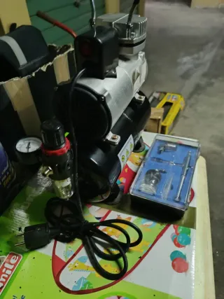 Compressor e Pistola Aerografia
