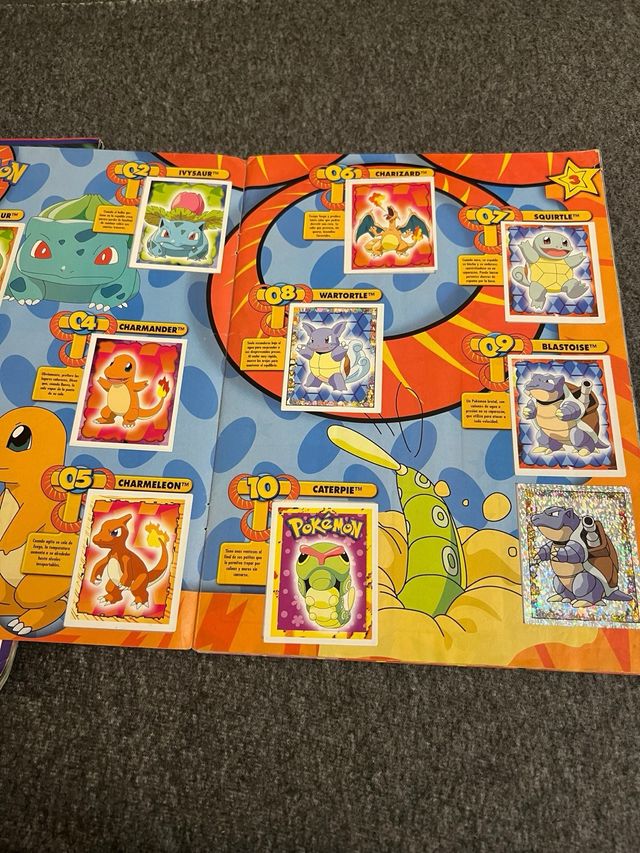Album Pokémon hazte con todos completo y póster 