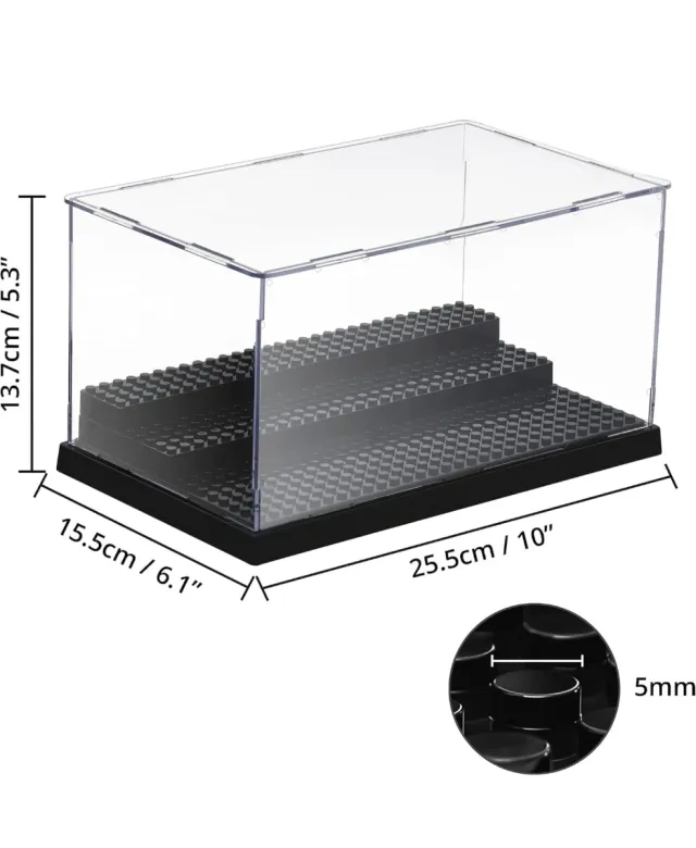 3 Vetrine espositive per figure LEGO