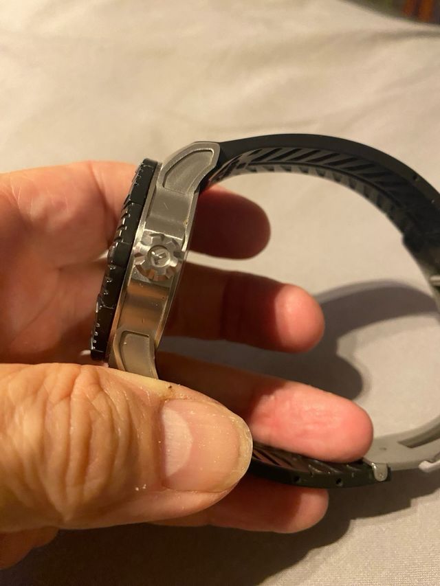 Orologio automatico Tissot nero arancione