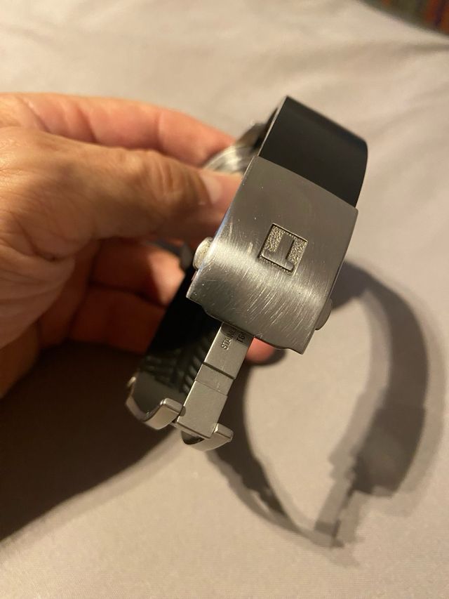 Orologio automatico Tissot nero arancione