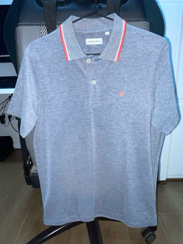 2 Polos Jack & Jones Blanco y Azul