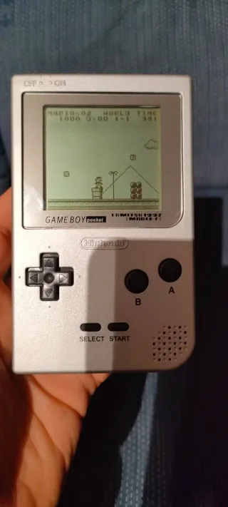 Nintendo Game Boy Pocket Plata