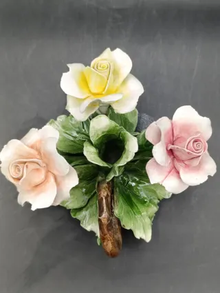 Figura velero porcelana vintage