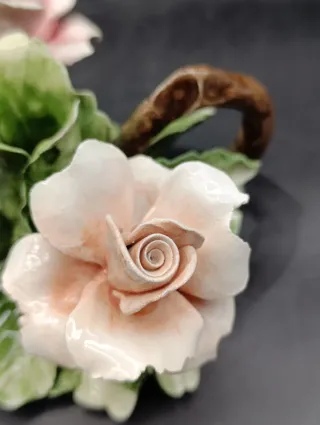 Figura velero porcelana vintage