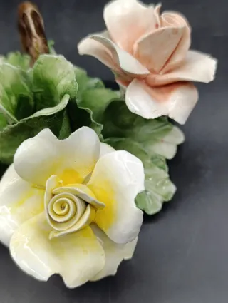 Figura velero porcelana vintage