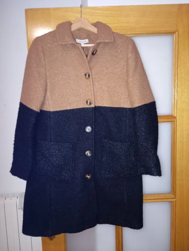 Abrigo borrego TRUCCO Negro y Marrón