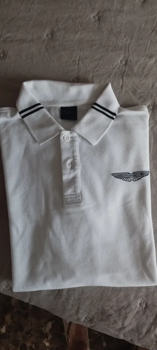 Polo bianca Aston Martin