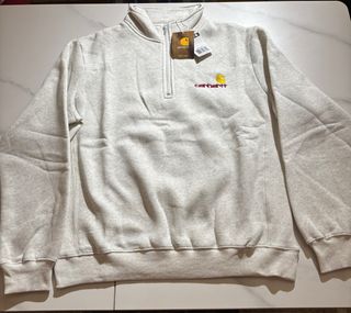 Sudadera Carhartt Half Zip Gris