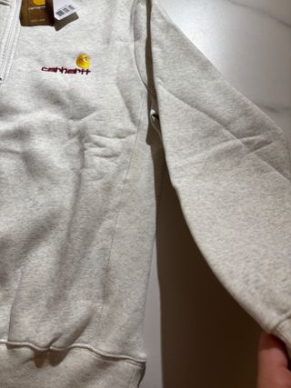 Sudadera Carhartt Half Zip Gris