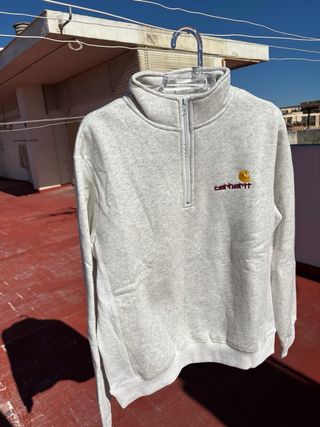 Sudadera Carhartt Half Zip Gris