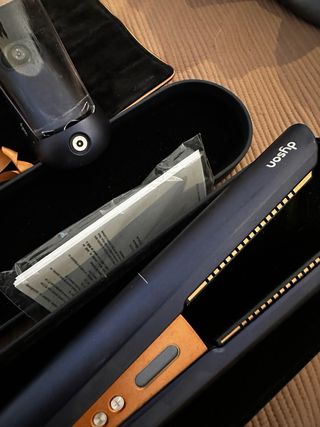 Plancha Dyson Corrale Azul/Dorado