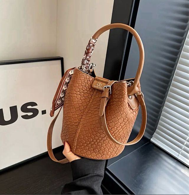 Borsa a tracolla convertibile/elegante con cerniera