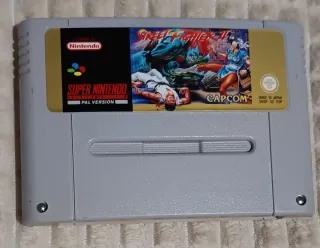 Street Fighter II Super Nintendo PAL ESP