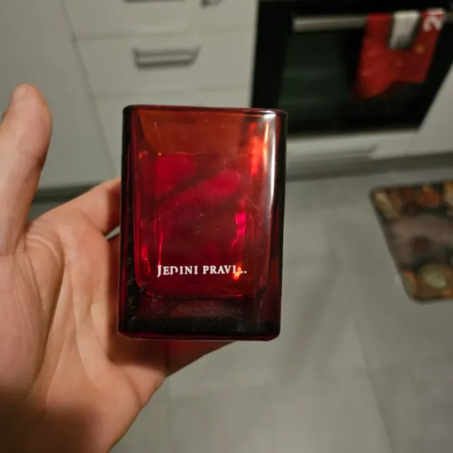 Bicchiere artistico Gorki List rosso