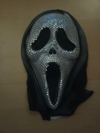 Máscara Scream Brillante Talla Única