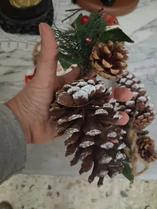 Set addobbi Natale Babbo Natale Pupazzo Neve