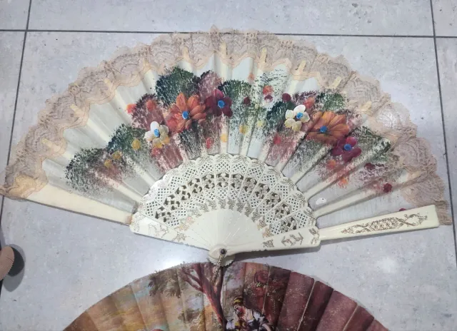 Lote 3 Abanicos Vintage