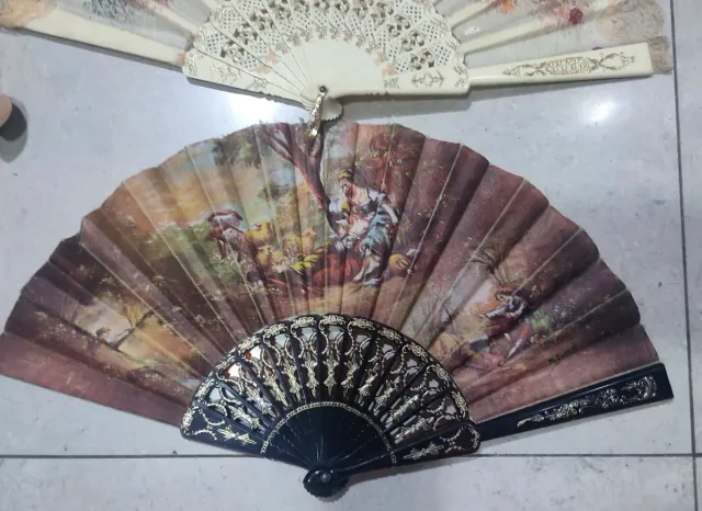 Lote 3 Abanicos Vintage