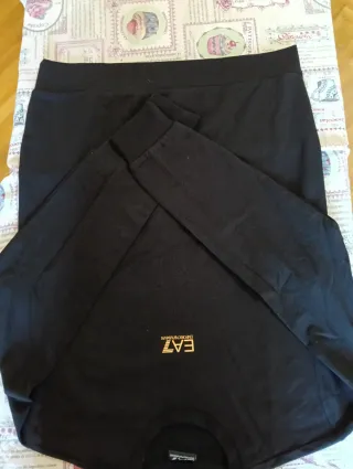 Sudadera EA7 Emporio Armani Negra