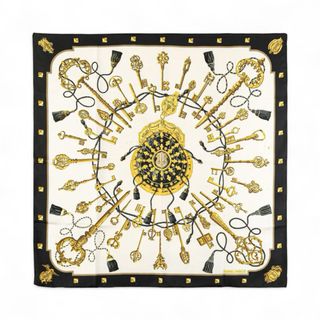 Hermès Vintage silk scarf Les Clès
