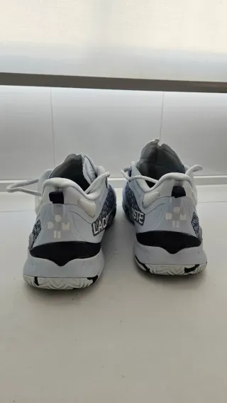 Zapatillas Padel Lacoste Grises y Blancas
