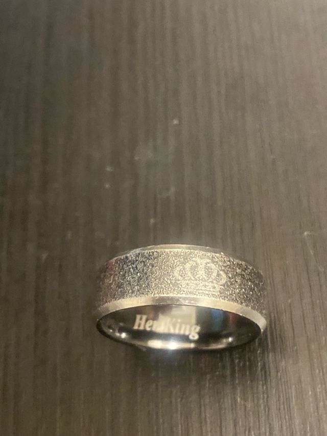 Anello in argento Her King in titanio