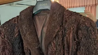 ABRIGO PIEL AUTENTICA ASTRACAN ARTESANAL