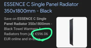 Radiador Toallero Porcelanosa