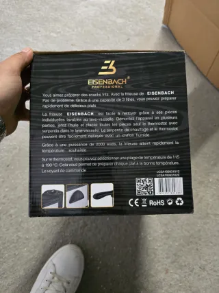 Friggitrice Elettrica Eisenbach 3L 2000W