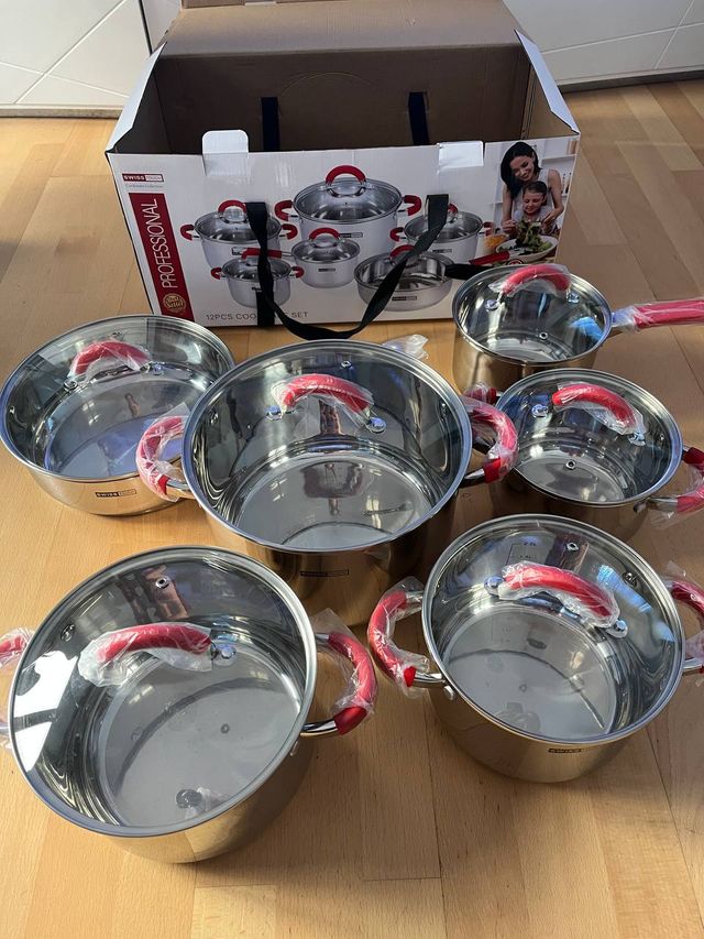 Batería de cocina de Alta Calidad 12 Piezas NUEVA