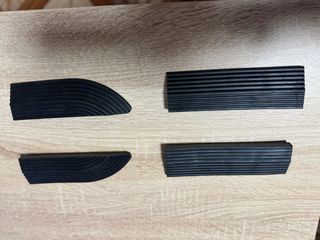 4 rampas de goma para barredores y antideslizantes