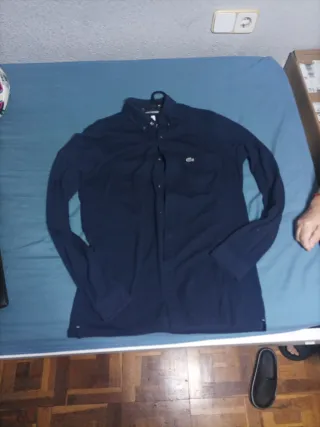 Camisa Lacoste azul
