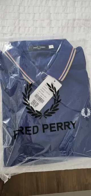 Polo Fred Perry Azul Talla S/M